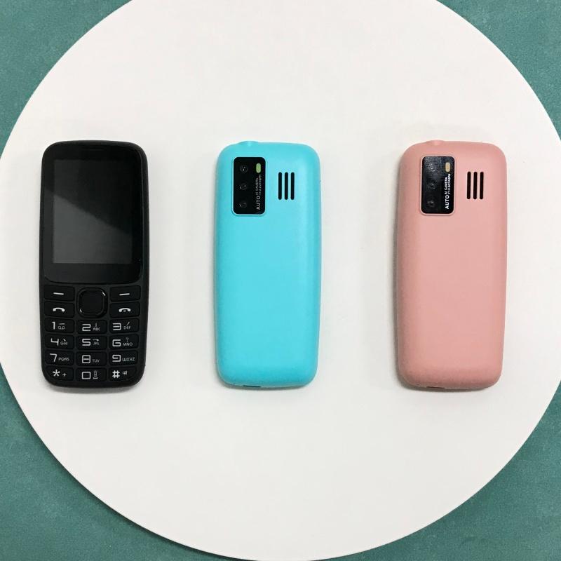 Новый C99 2G мини-телефон с экраном 2,4 дюйма, разрешением 240x320, двумя SIM-картами, двумя режимами ожидания, фонариком, мультимедиа, небольшим сотовым телефоном Type-C для пожилых людей или студентов