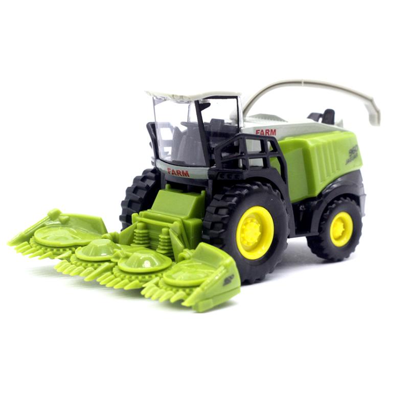 Металлический фермерский грузовик сельскохозяйственный комбайн модель автомобиля детские игрушечные транспортные средства фермерские тракторы автомобиль развивающие игрушки для детей 1:42
