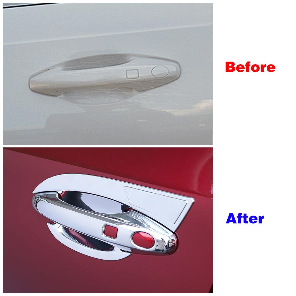 For Haval H6 3rd Gen 2024 2024 Exterior Part Modify Chrome Door Handle Bowl Cover Trim Protective Decorate Sticker Anti-scratch