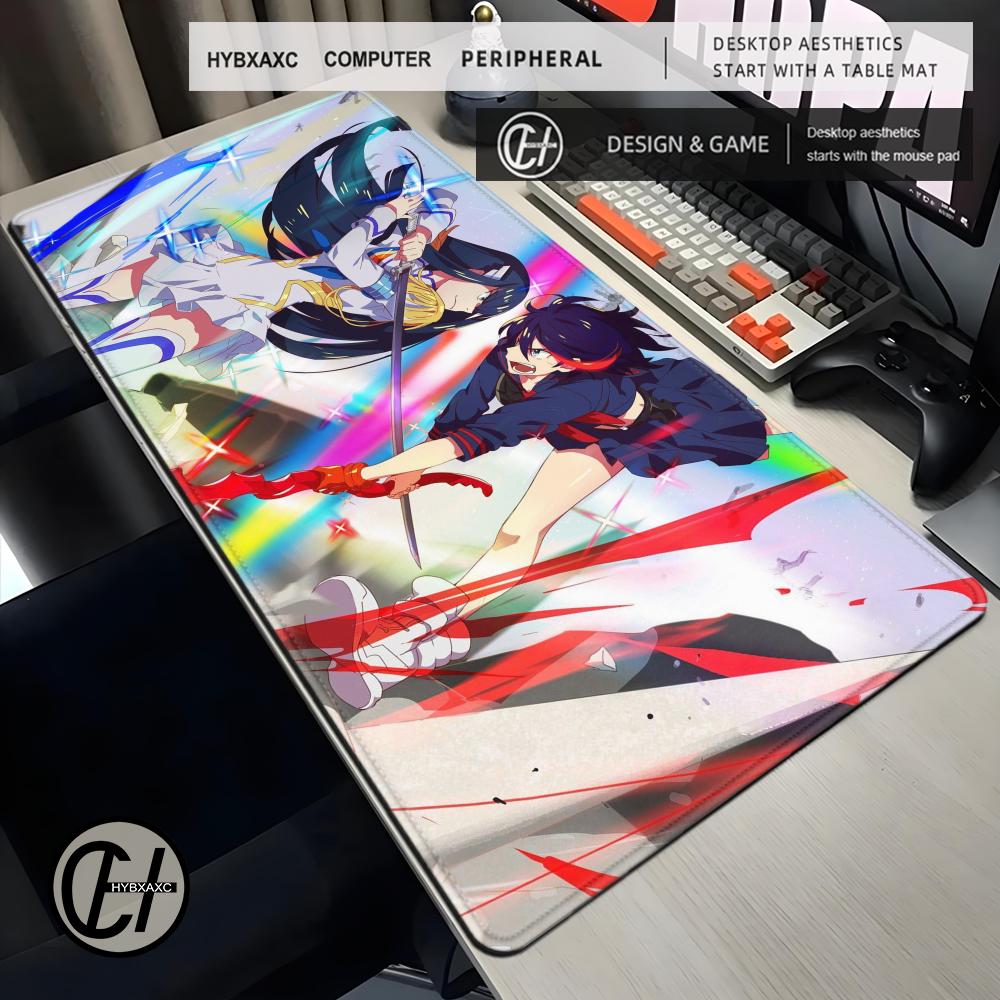 Anime Kill La Kill Desk Mouse Pad Cute Matoi Ryuuko Hd Desk Pad Hybxaxc Extended Gaming Keyboard Mats Large Xxl Gamer Mousepad