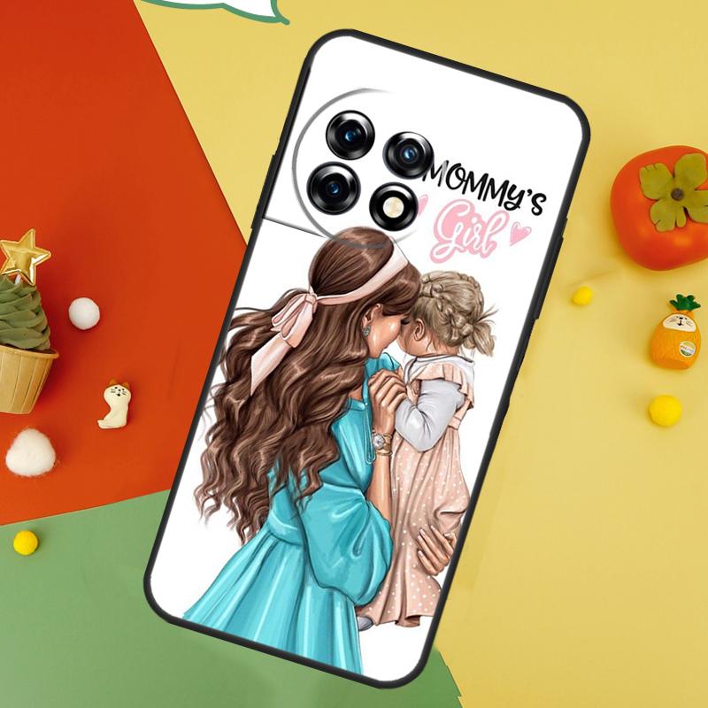 Красивый чехол 'Мама, Дочь, Сын' для OnePlus Nord 5 CE 2 3 4 Lite N20 N30 OnePlus 15 13 12 11 10 10T 12R 13T 13R