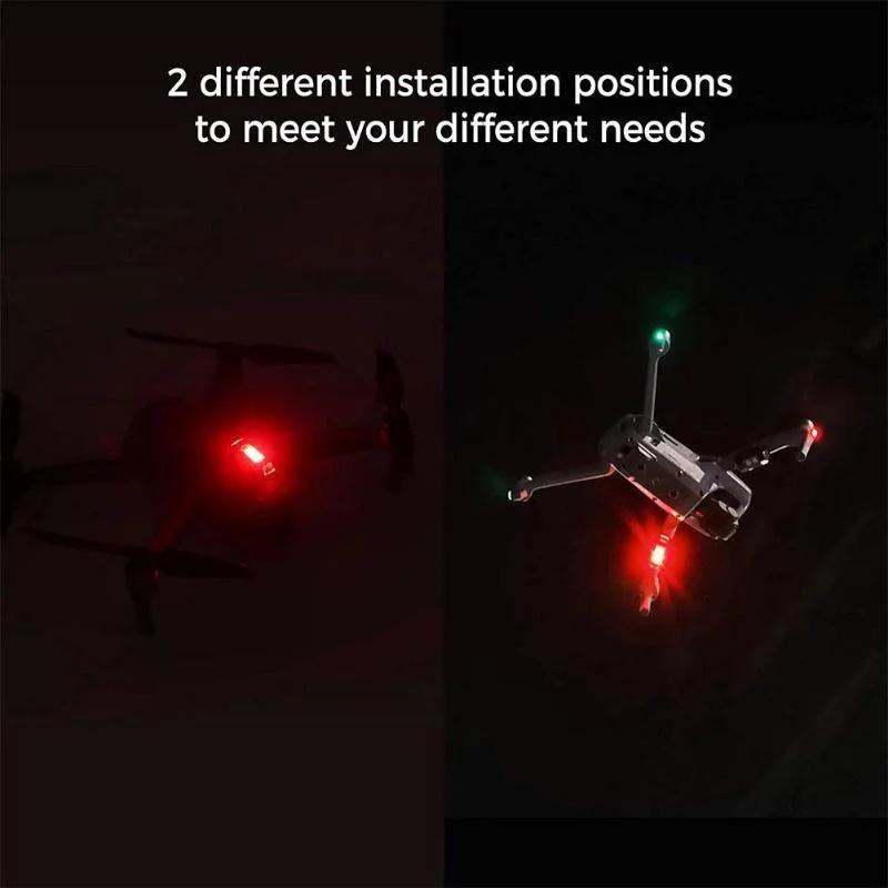 Motorcycle Lights Drone Strobe Light USB LED Anti-Collision Bike Aircraft Night Flying Flashing Warning Signal Light Car Accesso
