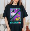 Футболка унисекс с принтом Wall-E и Евы, сажающих дерево, летящие треугольники 3