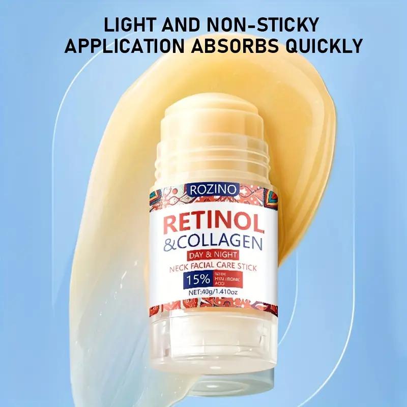 40 г Ретинол и коллаген Дневной и Ночной Карандаш для Ухода За Лицом и Шеей Глубоко Увлажняющий Укрепляющий Кожа и Борьба с Морщинами Для Ежедневного Ухода За Кожей Лица