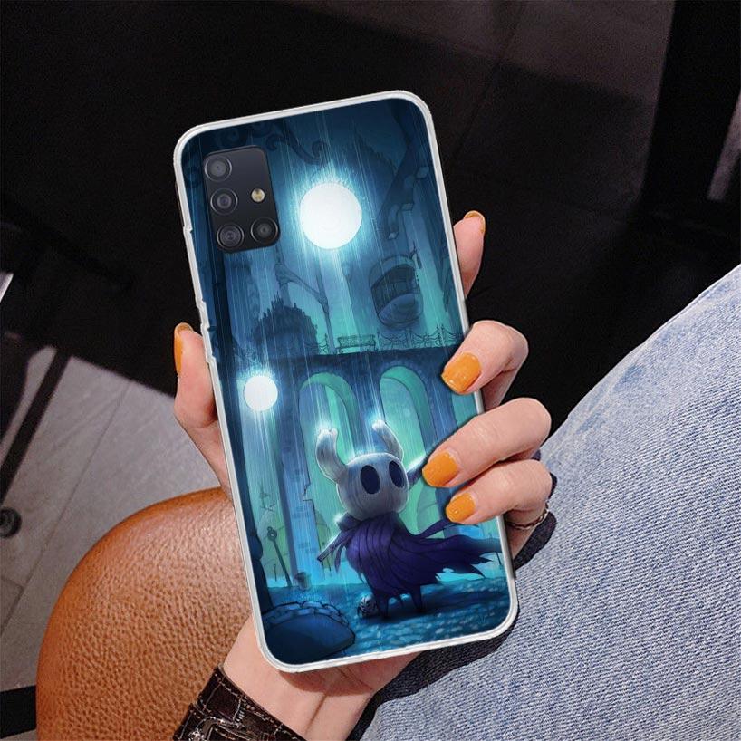 Мультяшный чехол для телефона Hollow Knight для Samsung Galaxy A52 A32 A22 A12 A51 A31 A50S A30S A20S A10S Note 20 Ultra 10 Plus S10 A72 A7