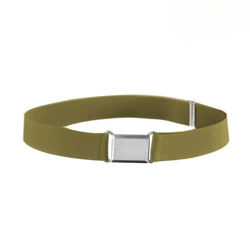 Child Elastic Belt For Boys Girls Adjustable Scout Training Children Students Belt Elastic Belt Width of 2.5 Cm