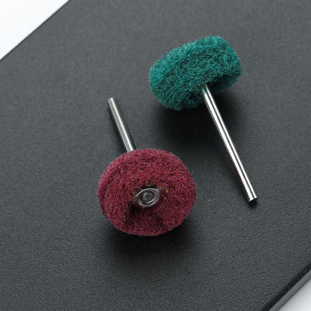 10 шт. Мини-дрель абразивная щетка нейлоновый полировальный круг с хвостовиком 3 мм для набора аксессуаров для роторного инструмента Dremel
