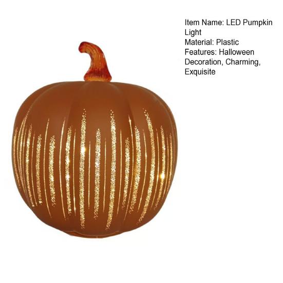 Halloween Pumpkin Light Battery Operated LED Glass Pumpkin Lantern for Halloween Fall Autumn Thanksgiving Decor