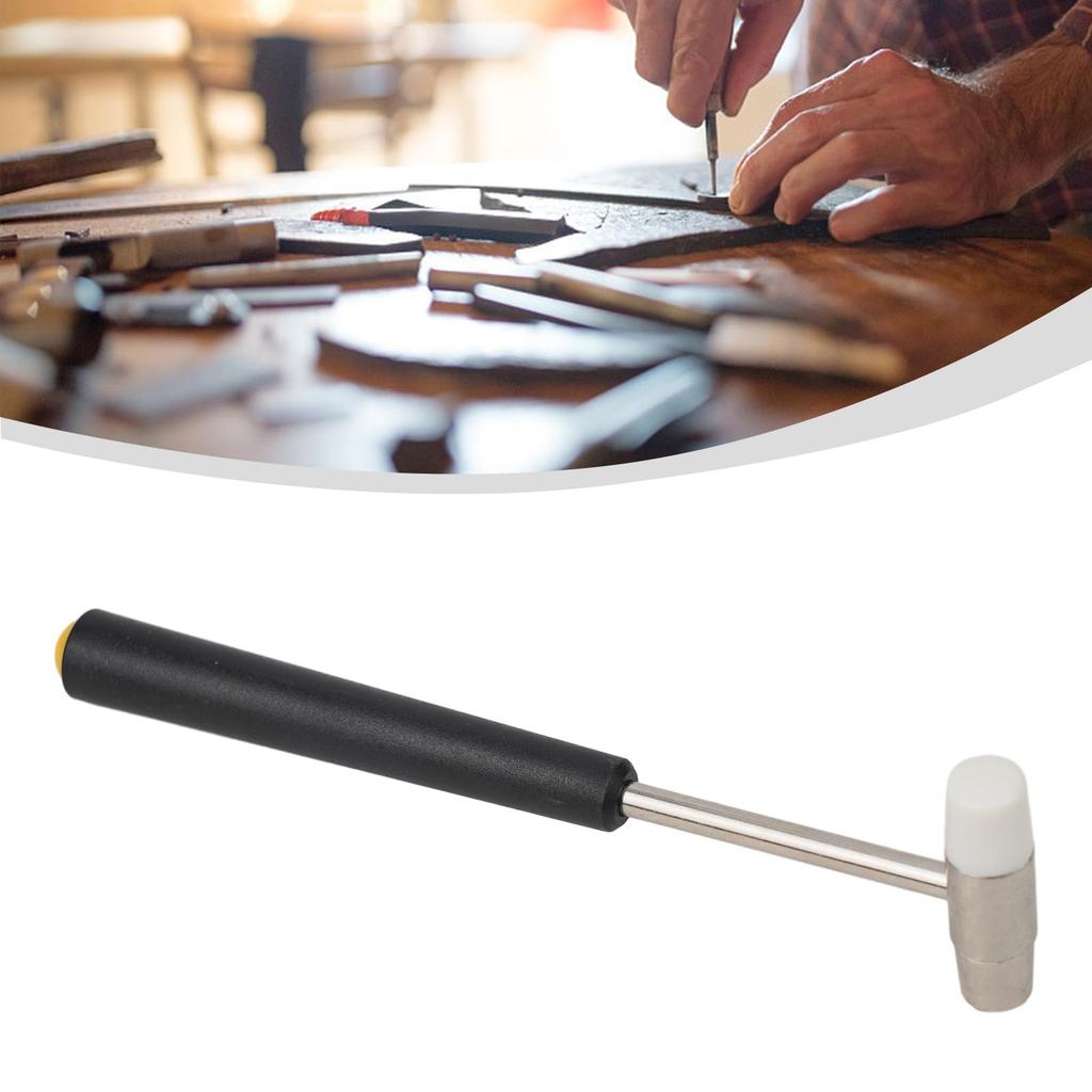 177мм Молоток Сделай сам Двухголовый Металлический Резиновый Молоток