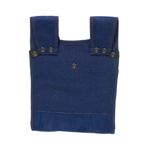 Artisan-made Slit Canvas Waist Pouch, Navy Blue, SHB-110NV