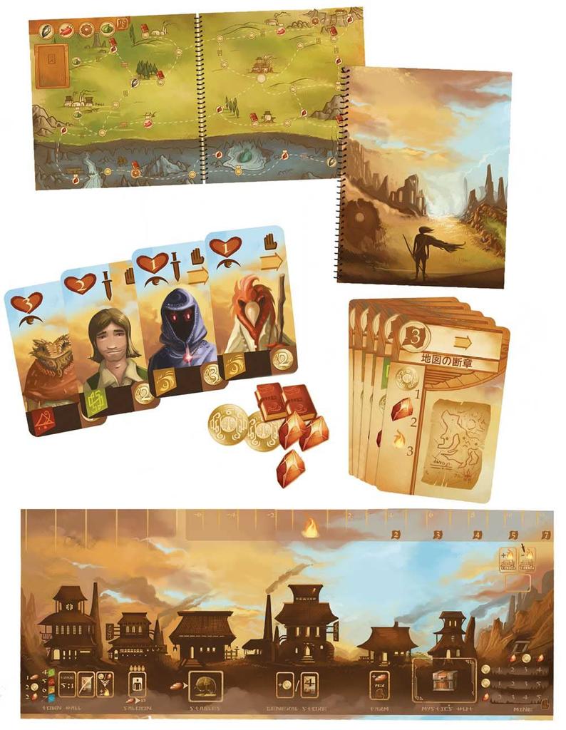 Arclight Near Far Полная японская версия Для детей 13 лет и настольная игра & (Для 2-4 игроков, 90-120 минут, более)