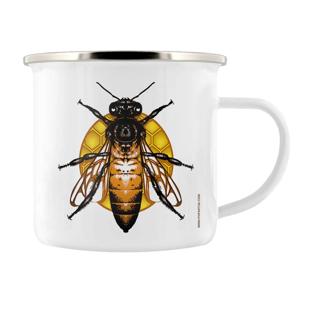 Grindstore Queen Bee Enamel Mug