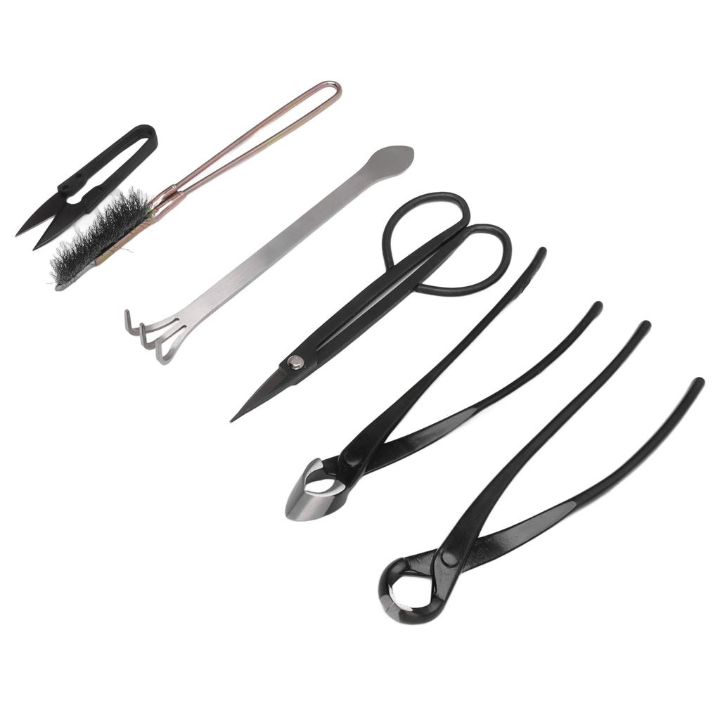 6pcs Succulent Plants Tools Stainless Steel Bonsai Tool Set Durable Succulent Gardending Hand Tools