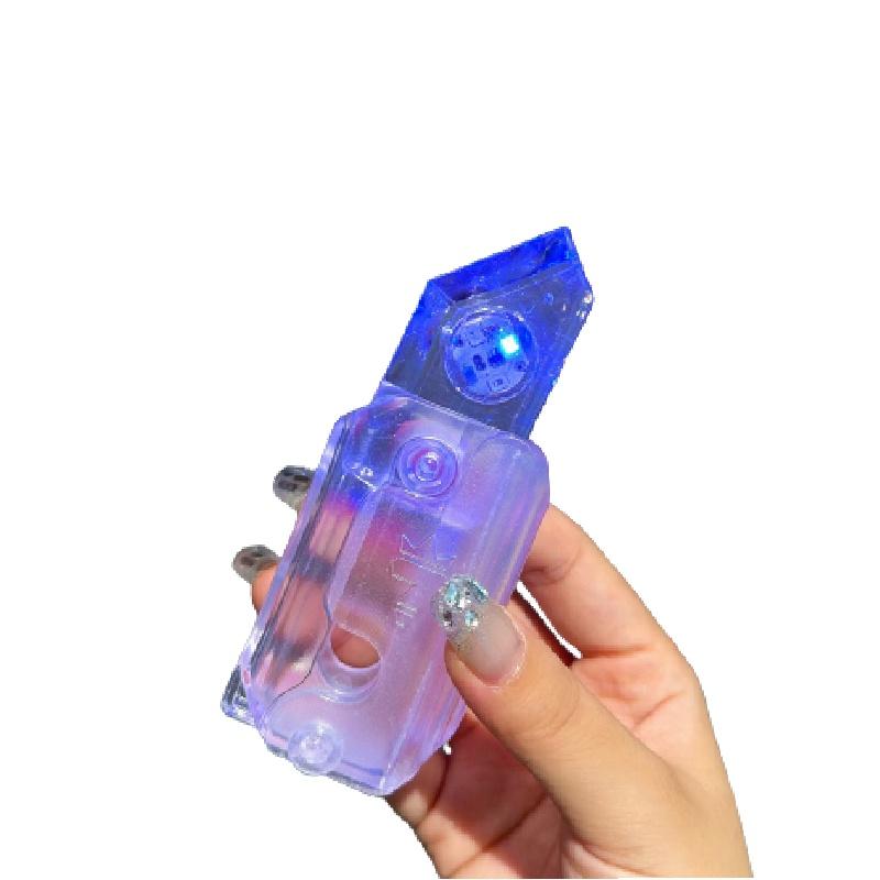 Новый светодиодный нож-морковь прозрачный 3D гравитационный нож-морковь мигающая морковь детская игрушка оптом