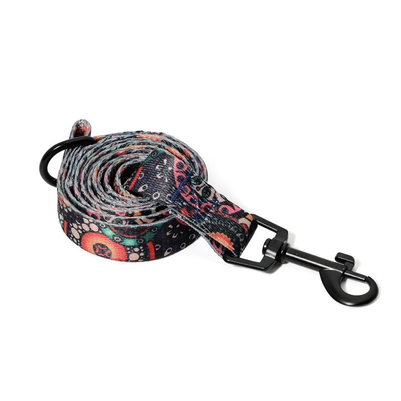 Набор ошейника и поводка для собак для маленьких и средних собак, регулируемый поводок, ошейник и поводок, аксессуары для домашних животных