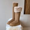 Long Snow Boots Women's Winter Velvet Thickened 2025 New Knee Boots Thick-soled Fashion Versatile High Boots