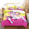 DoHna doHna Комплект постельного белья Single Twin Full Queen King Size Комплект постельного белья Adult Kid Bedroom Duvetcover Sets Anime Parure de lit Bed