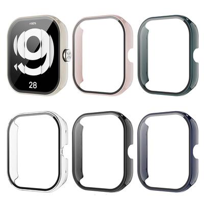 Защитный чехол из ПК + закаленного стекла для Redmi Watch 4, полноэкранный защитный чехол-бампер