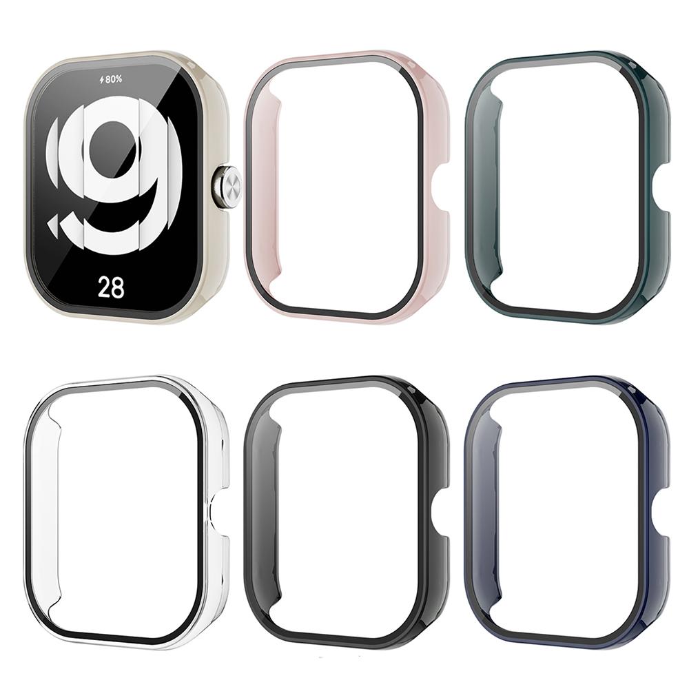 Защитный чехол из ПК + закаленного стекла для Redmi Watch 4, полноэкранный защитный чехол-бампер
