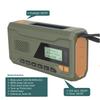 Портативное DAB FM радио с фонариком, BT-динамиком, радио на ручной crank, перезаряжаемое солнечное радио для кемпинга на открытом воздухе, аварийных ситуаций