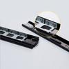 2Pcs Metal Buffer Drawer Slides 8-22" Track Width 45mm Mute Three-Section  Rail Sliding Furniture Hardware Fittings
