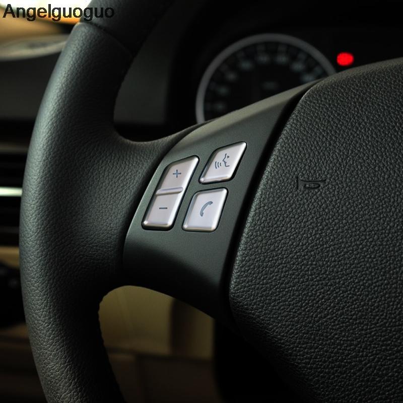 Автомобильные кнопки на руле с блестками, декоративная накладка для BMW 3 серии E90 318i 320i