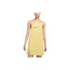 Sportswear Swoosh Print Logo Solid Color Cami Dress Women Dresses Yellow DM6743-304