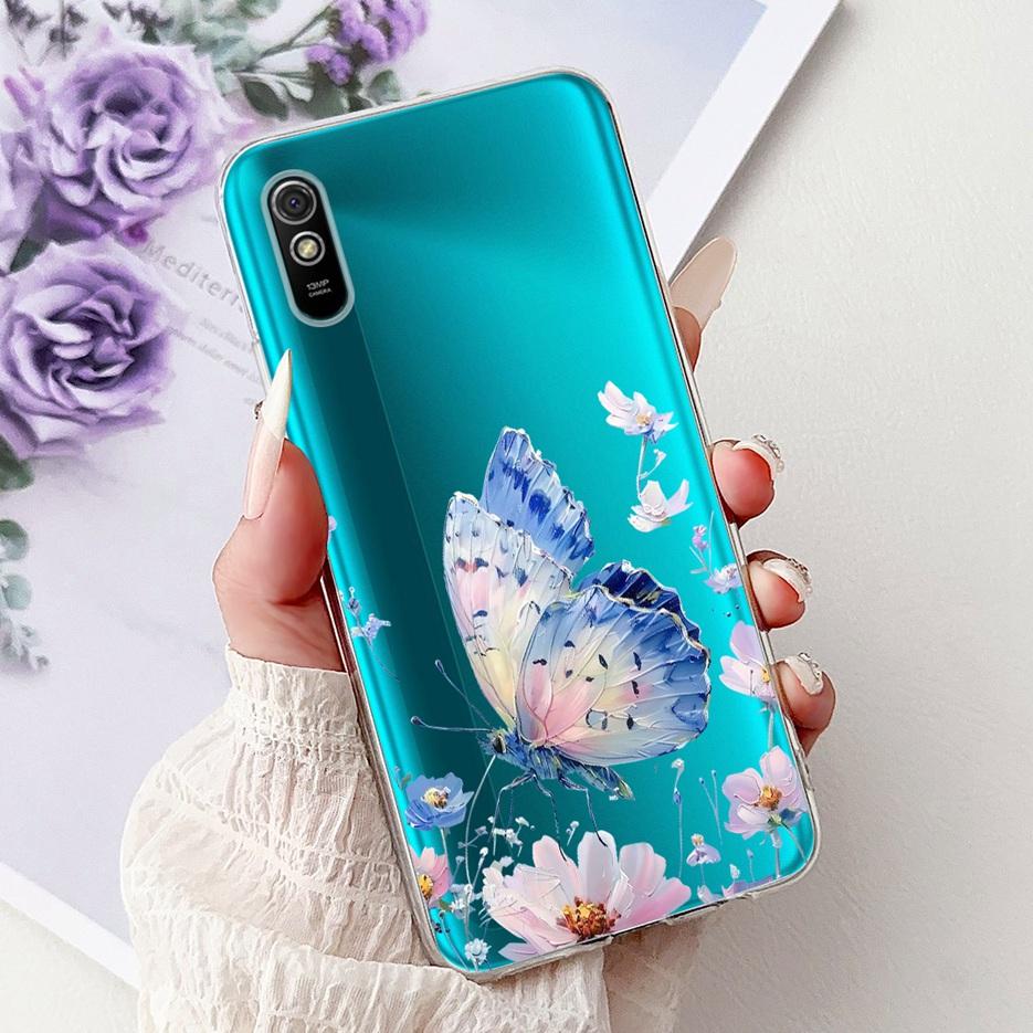 Чехол для Xiaomi Redmi 9A Новый Модный Расписной Чехол 6.53'' Мягкий Тонкий Чехол для Телефона Для Xiaomi Redmi 9AT 9A Redmi9A T Задняя Крышка Сумки