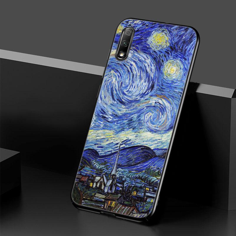 Van Gogh Starry Sky Art Case For Huawei Honor 10X Lite 7A 8A 9X 20 Pro 7S 8C 8S 8X 9A 9C 10i 20i 30i 20E 20S 8 10 Lite Cover