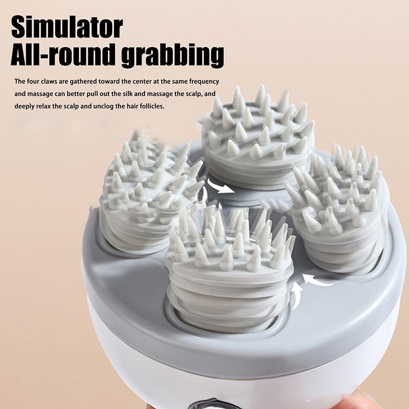 Электрический массажер для головы Многофункциональный массажер для кошек и собак Массажер для кожи головы с аккумулятором Расслабляющий массажер для тела домашних животных