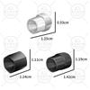 VJDX3 4pcs VRS Emblem Car Wheel Tire Valve Air Stem Caps Dust-proof Cover Decor For Skoda Octavia 1 2 3 Fabia Rapid Superb Kodiaq