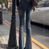 Y2K Loose Casual Womens Trousers High Waist Flared Denim Pants New Stretchy Bootcut Jeans for Petite Body Shape