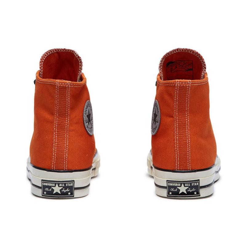 Converse 1970-е годы Чак Высокие Кеды Унисекс Винтажные Холщовые Удобные Модные Высокие Холщовые Кеды Унисекс Оранжевые