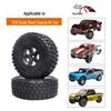 Non-stick 1/10 Short Course Truck Tires with Sleeves, 120x47mm, Model Car Tires