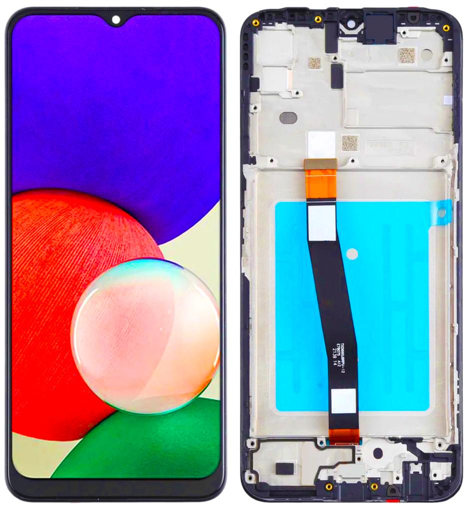 Original LCD Display + Touch Screen Samsung SM-A226 Galaxy A22 5G (IPS) Black Frame