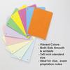 True-Ally Unruled Index Flash Cards - 3X5 Inch, Colored, 150 Cards, 200 Gsm - With Free Binder Rings For Cue Cards, Chea