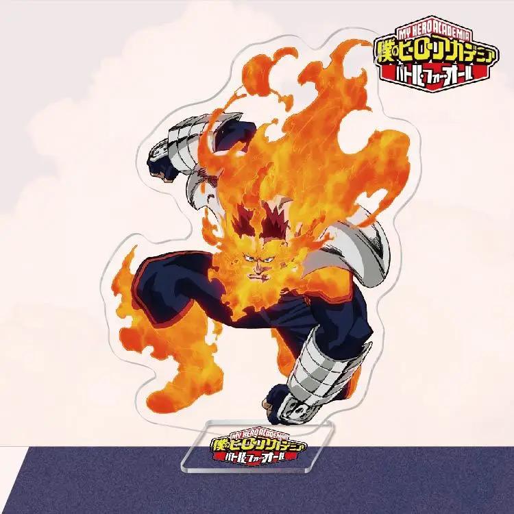 Anime My Hero Academia Acrylic Decorative Crafts Toy Midoriya Izuku Bakugo Katsuki Todoroki Shoto Collectible Figures Desktop Home Decoration