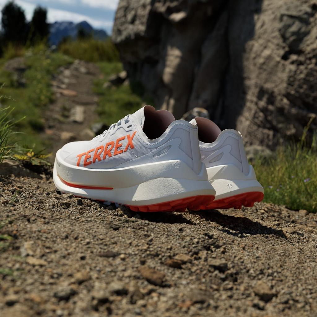 adidas Terre Agravic Speed Ultra Trail Running IH3767 Women's Terrex Sports Shoes Cloud White / Impact Orange / Dash Grey