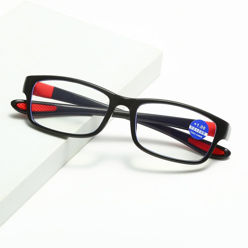 Мужские бизнес ультралегкие спортивные очки для чтения TR90 с защитой от синего света при пресбиопии, компьютерные очки +1.0 +1.5 +2 +2.5 +3