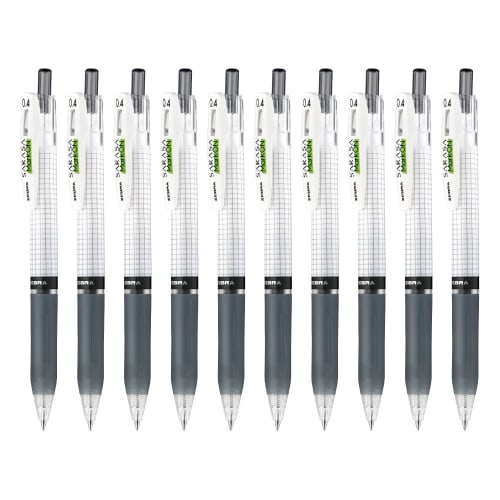ZEBRA Gel Ballpoint Pen Sarasa Markon 0.4 Black 10 Pieces B-JJS77-BK