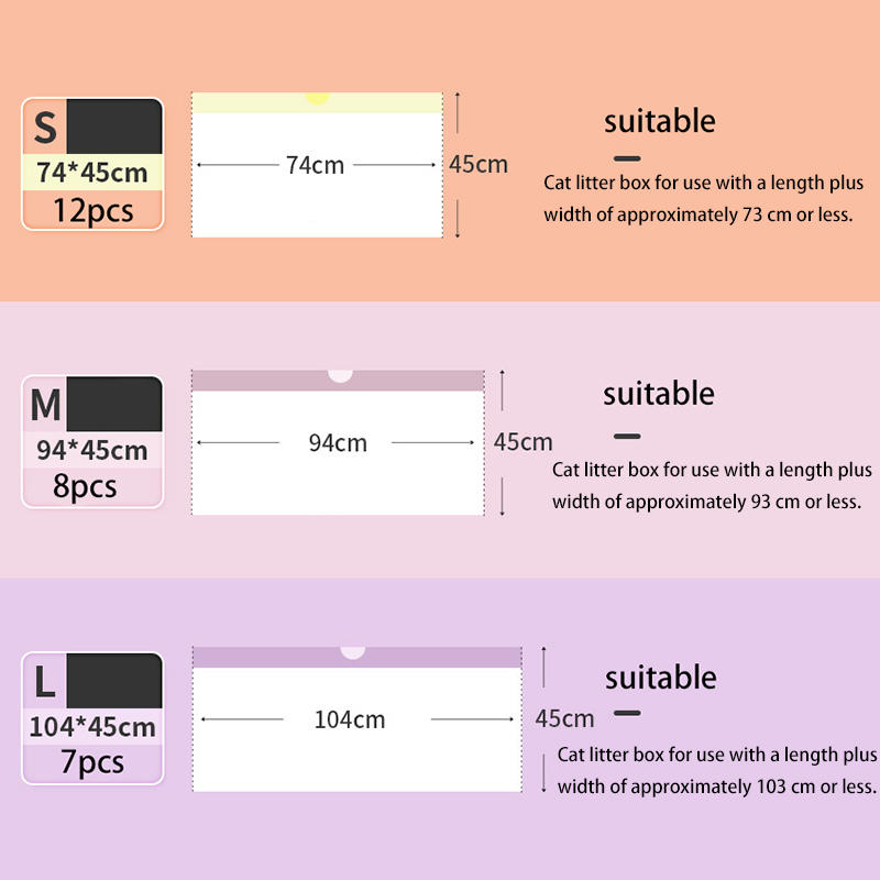 Одноразовые пакеты для кошачьего туалета со шнурком, пакеты для отходов домашних животных, быстрая очистка, портативные вкладыши для лотка, контроль запаха, герметичные, предметы первой необходимости для кошачьего туалета