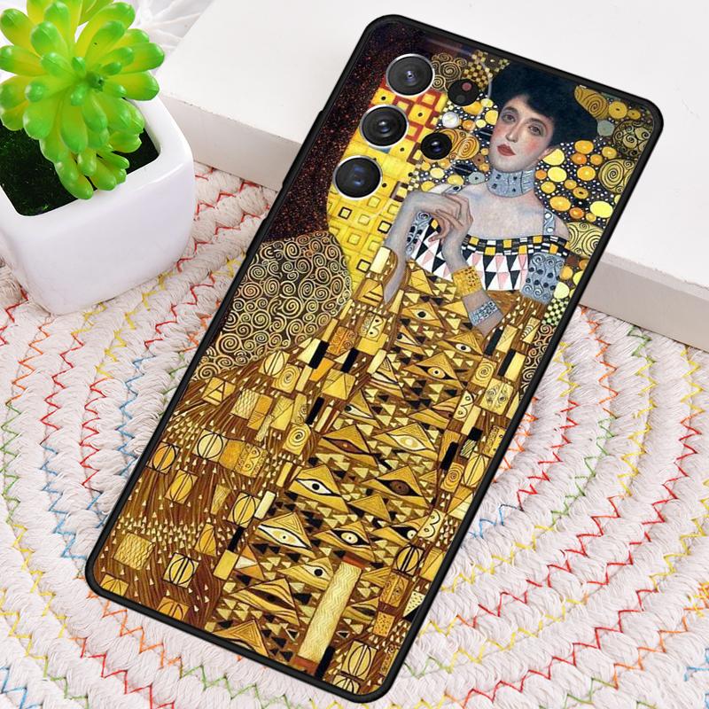 Поцелуй Густава Климта Силиконовый чехол для телефона Samsung Galaxy note 10 pro S26 S25 S24 S23 S22 S21 Plus S25Ultra Capa Cover