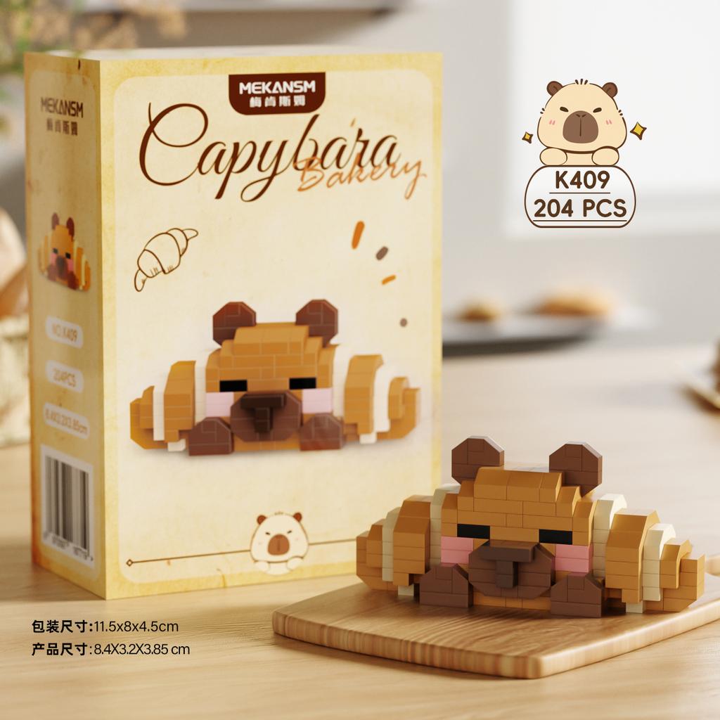 Каваи Подарки Капибара Игрушки Микрочастицы Строительные Блоки Мультяшный Персонаж Детские Игрушки Снова в Школу MINISO