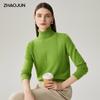 Zhaojun 2025 Осень/Зима Женский свитер с высоким воротником из 100% кашемира