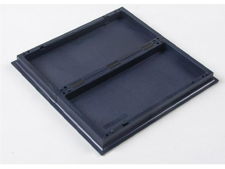 Magnetic Folding International Checkers & Chessboard: 100 Squares, Black & White, 64-Piece Set.