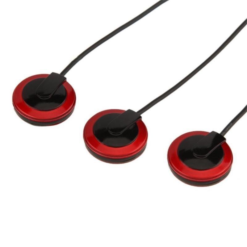 Самоклеящийся звукосниматель для калимбы, пьезоизлучатель, микрофон, контактный пьезозвукосниматель с зуммером для большого пальца пианино, скрипки, укулеле