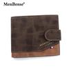Мужской кошелек-трифолд в корейском стиле с горячим тиснением и застежкой-пряжкой