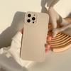Сплошной цветной матовый чехол в стиле ретро для iPhone 15 14 13 12 11 Pro Max 7 8 Plus XS X XR SE2022 Mini, мягкий силиконовый противоударный чехол
