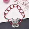 Ethnic Style Bohemia Hair Chain Tassel Women Head Chain Ethnic Style Forehead Chain Exotic Headbands Necklace