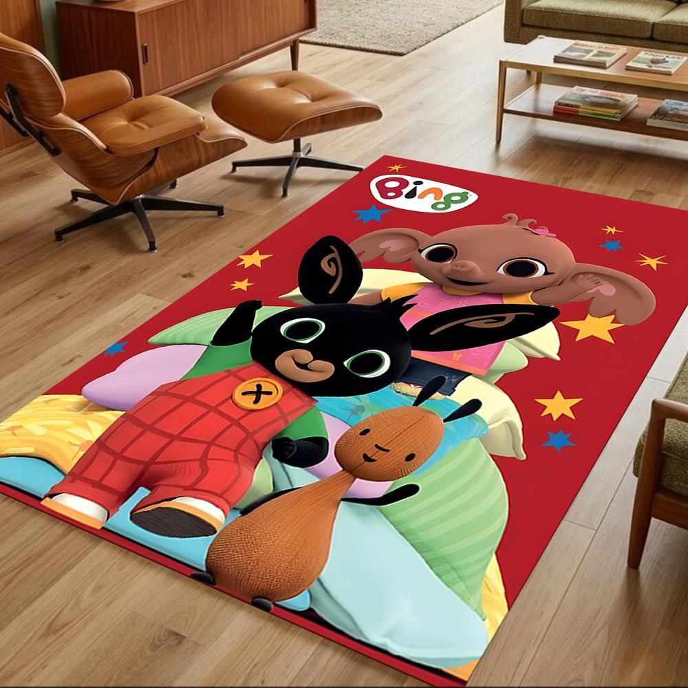 Bunny Floor Mat Perfect for Kitchen Outdoor Entryway Decorate room Anti-slip Rug Anime Office Decor Perfect Gift for Women/Men